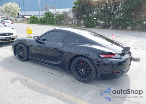 2018 Porsche 718 Cayman z USA, uszkodzony, nr VIN WP0AA2A80JK261071